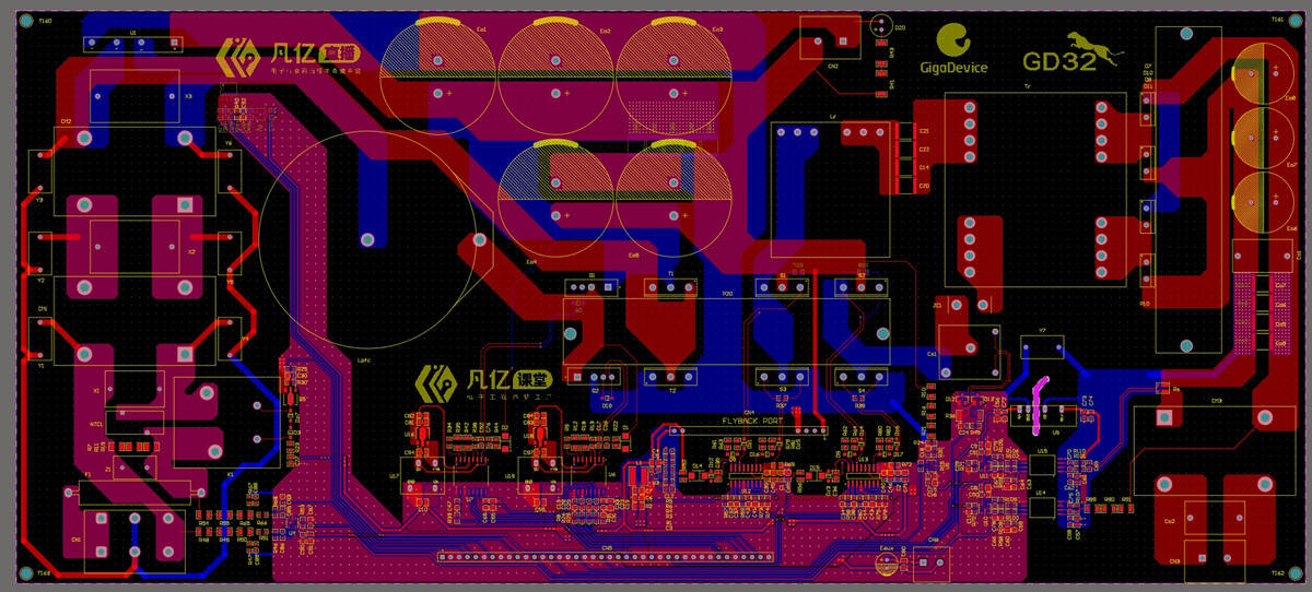 3500W 直流充电桩功率PCB